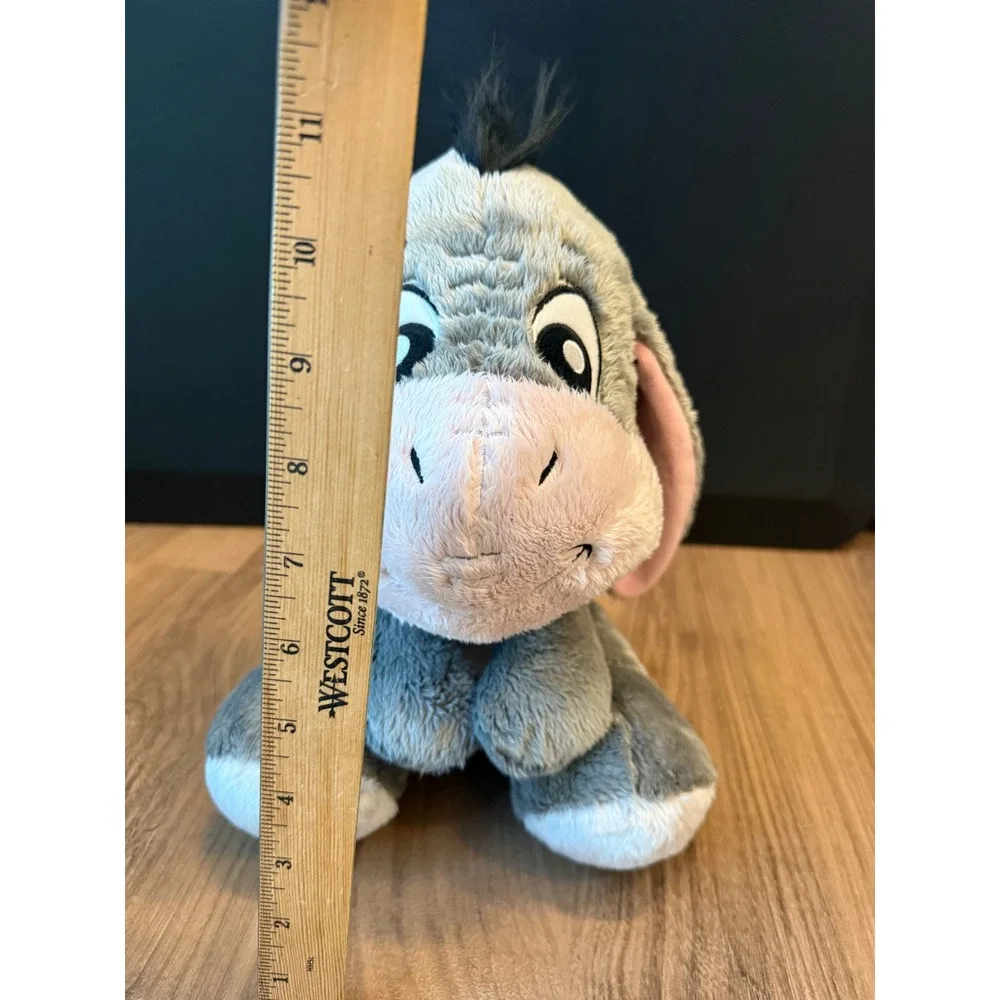 Disney Parks Eeyore Plush Winnie the Pooh Grey Stuffed Animal Toy 10 inch